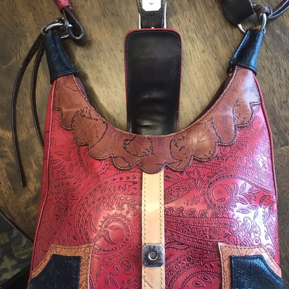 MC Marc Chantal Tooled Leather Purse - Picture 5 of 15